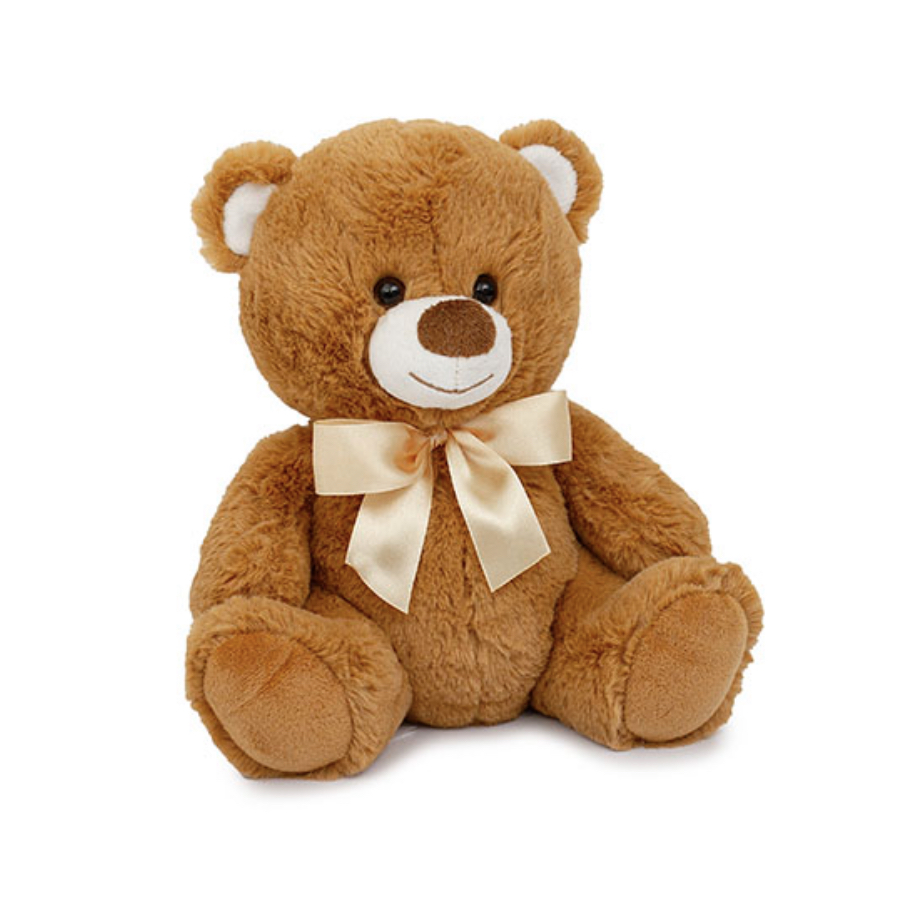 "Fluffy, Furry, and Perfectly Sized" This 20cm brown teddy bear is the perfect mix of soft and sweet! Its cuddly size makes it a charming addition to any gift, offering comfort and warmth for someone special.